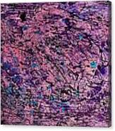 Pink Purple Abstract-sold- Original  - Oil Canvas Print