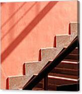 Pink Staircase Canvas Print