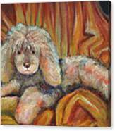 Pixel The Poodle Canvas Print