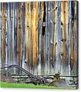 Plow And Barn Study 2 Canvas Print