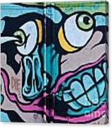 Poke In The Eye Graffiti Canvas Print