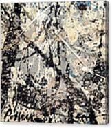 Pollock's Name On Lavendar Mist Canvas Print