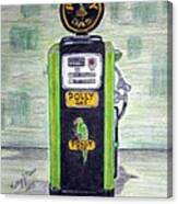 Polly Gas Pump Canvas Print
