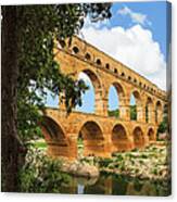 Pont Du Gard Canvas Print