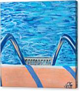 Poolside Canvas Print