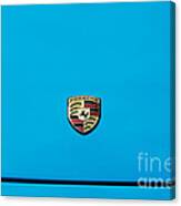 Porsche Blue Canvas Print