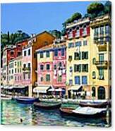 Portofino Sunshine Sold Canvas Print