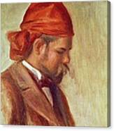 Portrait Of Ambroise Vollard 1868-1939 Oil On Panel Canvas Print