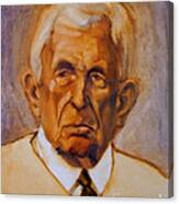 Portrait Of An Older Man Canvas Print