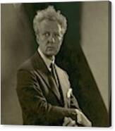 Portrait Of Conductor Leopold Stokowski Canvas Print