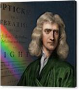 Portrait Of Isaac Newton With Spectrum by Science Photo Library