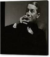 Portrait Of Maurice Chevalier Canvas Print