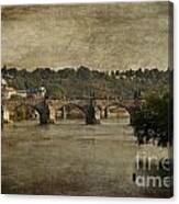 Postcard From Prague Canvas Print