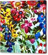 Potpourri Flowers Canvas Print
