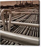 Power Industry Oil And Gas Canvas Print