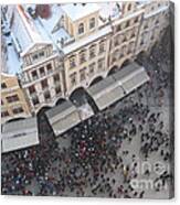 Prague Market Canvas Print