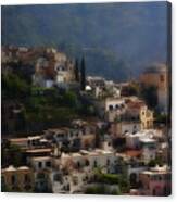 Praiano Amalfi Coast Canvas Print