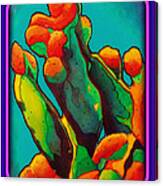 Prickly Pear Cactus Sold Canvas Print