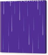 Purple Rain Canvas Print