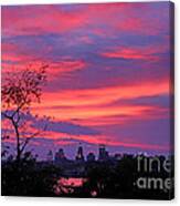 Providence Ri Sunset Canvas Print