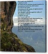 Psalm Of David Canvas Print