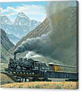 Pulling For Silverton Canvas Print