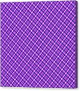 Purple And Pink Diagonal Plaid Pattern Cloth Background Canvas Print