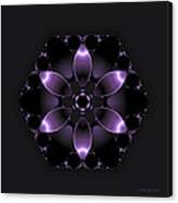 Purple Fantasy Flower Canvas Print