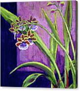 Purple Orchids Canvas Print