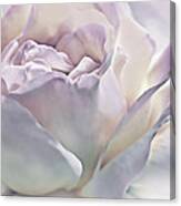 Purple Passion Pastel Rose Flower Canvas Print