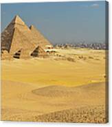 Pyramids Of Giza Canvas Print