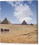 Pyramids Of Giza Canvas Print