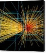 Quark-gluon Plasma Particle Tracks Canvas Print
