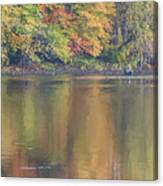 Quiet Autumn Day At The Pond Canvas Print