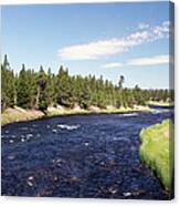 Quiet Calm By The River Canvas Print