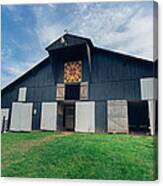 Quilted Barn Canvas Print