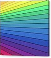 Rainbow Colored Paper Canvas Print
