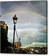 #rainbow In #london Canvas Print