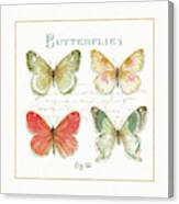 Rainbow Seeds Butterflies Iii Canvas Print