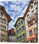 Rainbow Corner  Lucerne Canvas Print