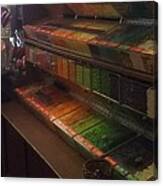 Rainbow Vintage Jelly Bean Shop Canvas Print