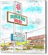 Ramblin Rose Motel In Route 66, Andy Devine Ave., Kingman, Arizona Canvas Print