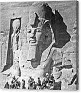 Ramesses Tomb Archilogical Study C 1900 Vintage Photograph Canvas Print