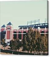 Rangers Stadium In Texas #rangers Canvas Print