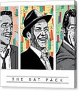 Rat Pack Pop Art Canvas Print