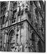 Rathaus Tower Cologne Germany Bw Canvas Print