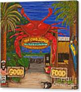 Ready For The Day At The Crab Shack Canvas Print