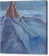 Reclining Mermaid Canvas Print
