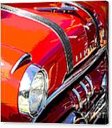 Red And Black Rod Canvas Print