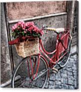Red Bike Canvas Print